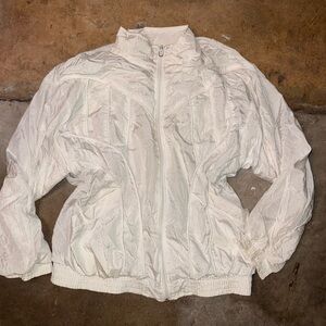 Vintage Womens Athletic Windbreaker Jacket